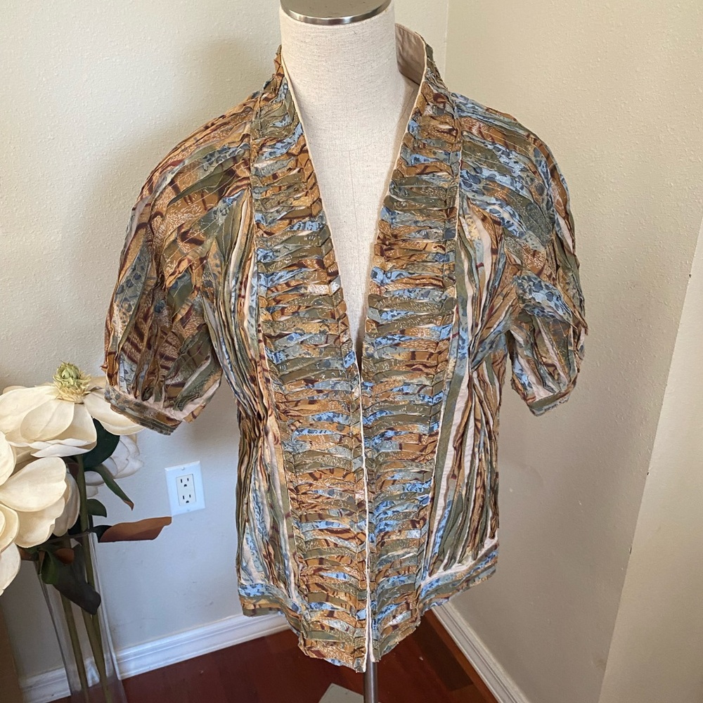 Chico’s Short Sleeve Jacket